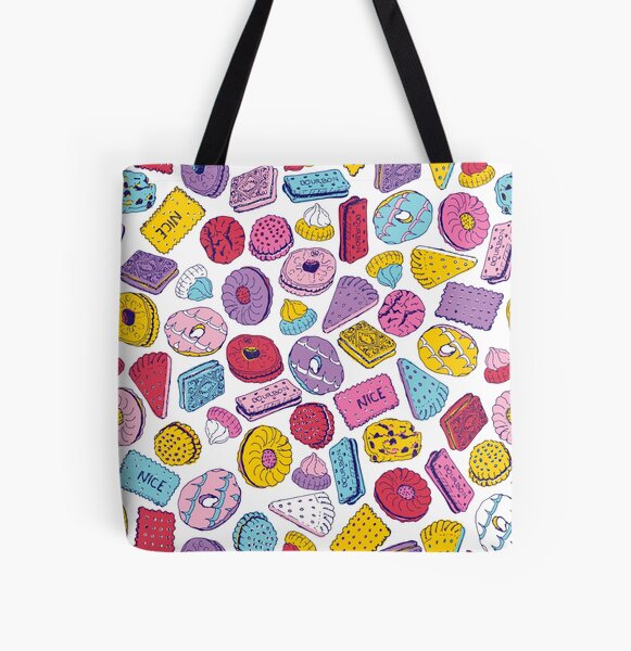 Biscuit Crazy All Over Print Tote Bag