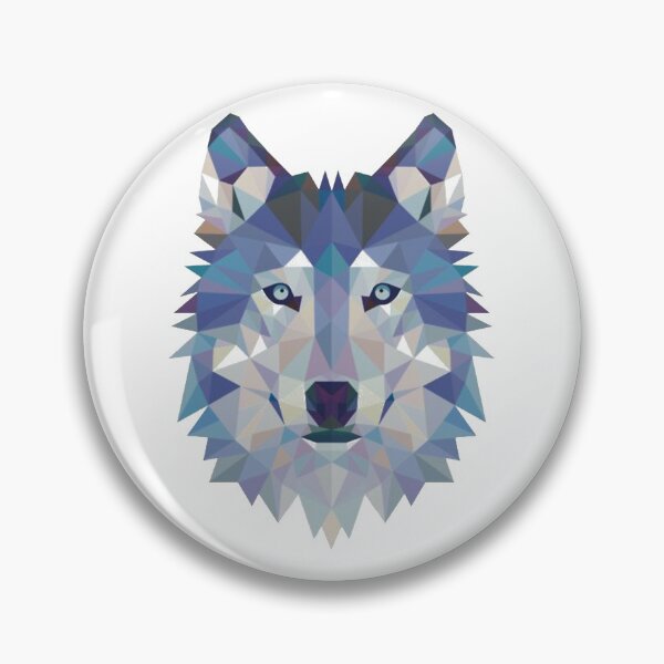 Item preview, Geometric Gray Wolf Avatar - designed and sold by DeesignR.