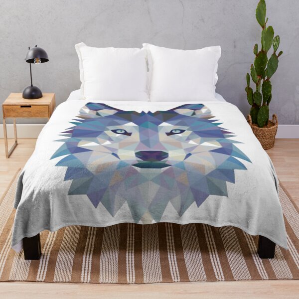 Item preview, Geometric Gray Wolf Avatar - designed and sold by DeesignR.