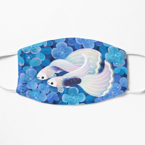 White tuxedo guppy Mask