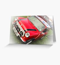 Vehicle - Mini Cooper Greeting Card