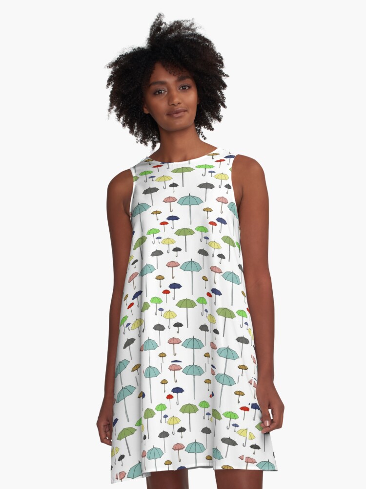 a line umbrella dress