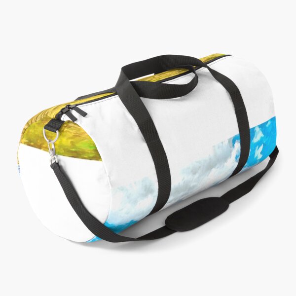 Item preview, Abruzzo landscape from train window country with hay bales and wind turbines designed and sold by Giuseppe Cocco.