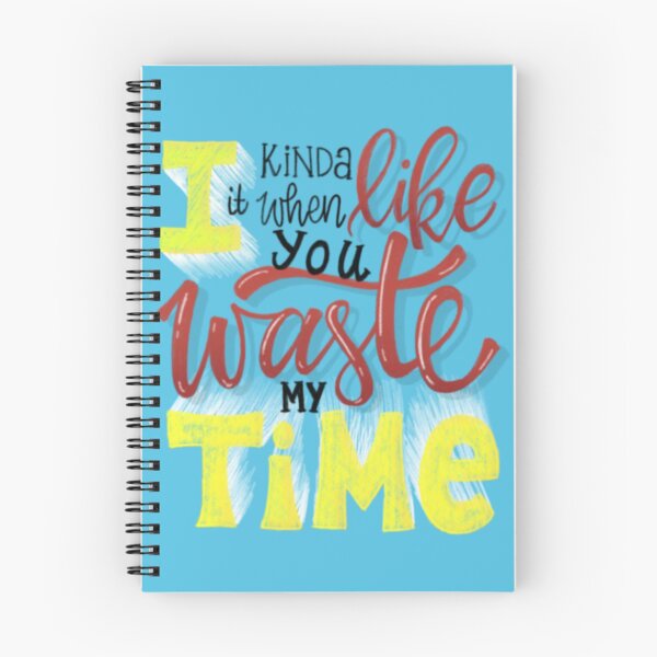 Item preview, waste my time - johnny orlando (lettering) designed and sold by 8lettering.