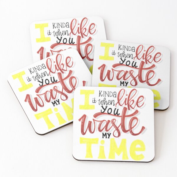 Item preview, waste my time - johnny orlando (lettering) designed and sold by 8lettering.