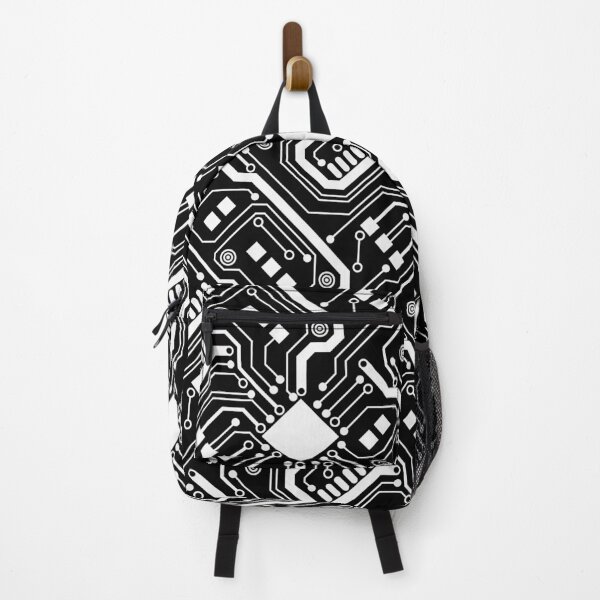 Item preview, Printed Circuit Board - White on Black designed and sold by Hodgepodge Bricolage.