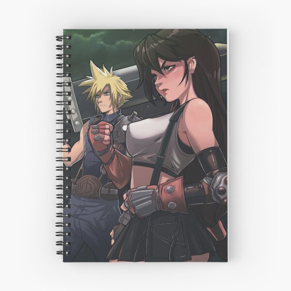 Aperçu de l'œuvre Tifa et Cloud créée et vendue par DeluxDrawing.