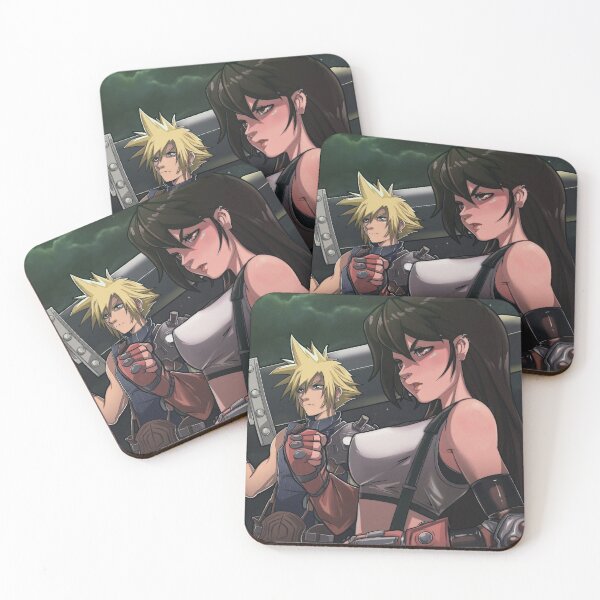 Item preview, Tifa and Cloud designed and sold by DeluxDrawing.