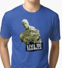 Jeremy Wade - Level 100 Fisherman Tri-blend T-Shirt