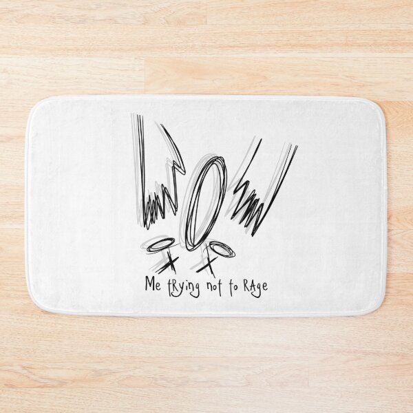 Item preview, Me Trying Not to Rage / RAGE designed and sold by Nathalie Aynié.