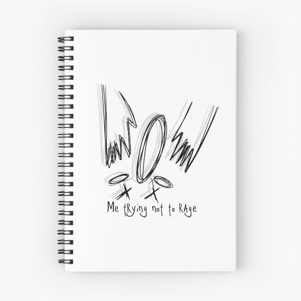 Item preview, Me Trying Not to Rage / RAGE designed and sold by Nathalie Aynié.