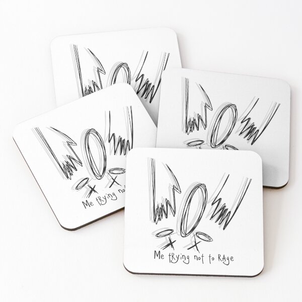 Item preview, Me Trying Not to Rage / RAGE designed and sold by Nathalie Aynié.