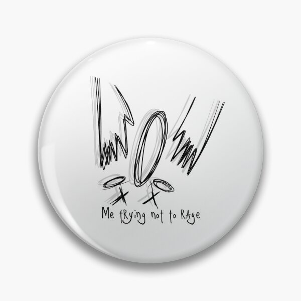 Item preview, Me Trying Not to Rage / RAGE designed and sold by Nathalie Aynié.