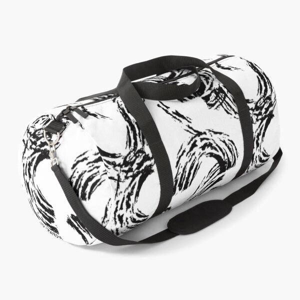 Item preview, Tossed Semi-Circles Linoleum Block Print in Black designed and sold by JD-PANDA.