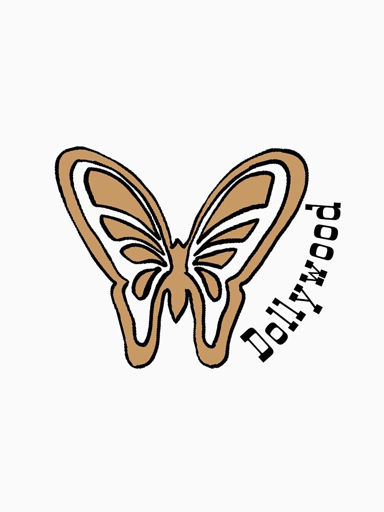 "Dollywood butterfly " T-shirt for Sale by neel426 | Redbubble