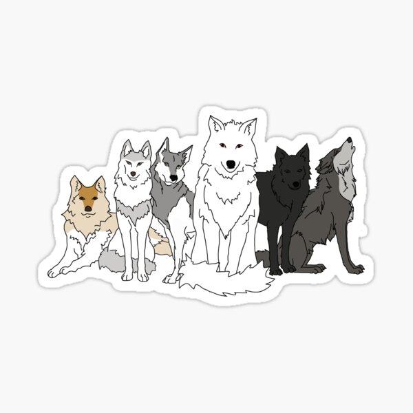 Stark Wolves Sticker