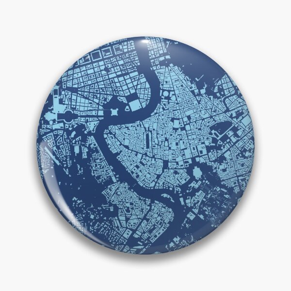 Aperçu de l'œuvre  dans un bleu minuit saisissant.
Contient des données de contributeurs © OpenStreetMap créée et vendue par helenmakesmaps.