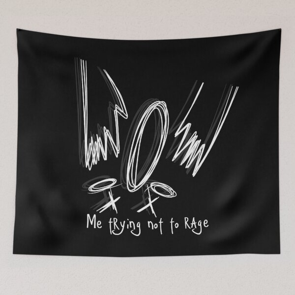 Item preview, Me Trying Not to Rage / RAGE designed and sold by Nathalie Aynié.