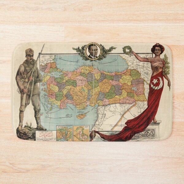 Item preview, Ana Vatan, Turkey Map (1927) designed and sold by allhistory.