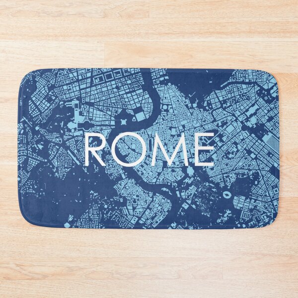 Item preview, Cities: Rome (text), midnight blue designed and sold by helenmakesmaps.