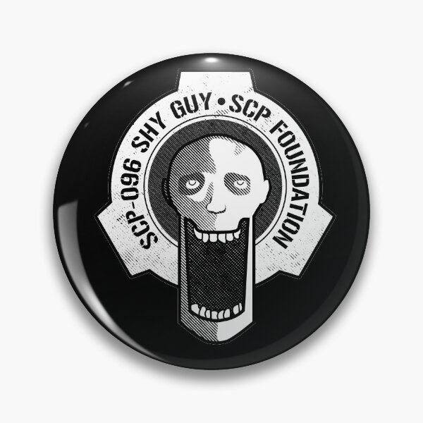 shy guy scp-096 button | Zazzle