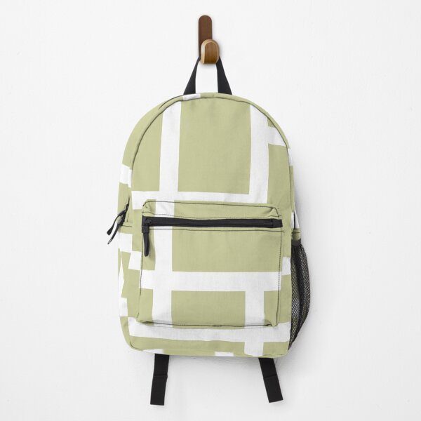 Item preview, Taupe and White Rectangular Geometric Block Art Design designed and sold by inquestyle.
