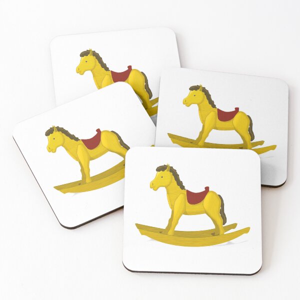 Item preview, Wooden rocking horse equestrian toy design designed and sold by luvvvvvit.