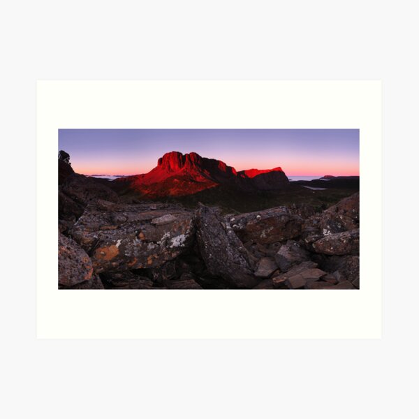 First Light on Solomon's Throne - Walls of Jerusalem N.P. Art Print
