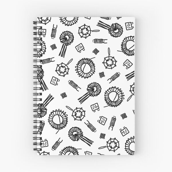 Item preview, Inductors - Black on White designed and sold by Hodgepodge Bricolage.