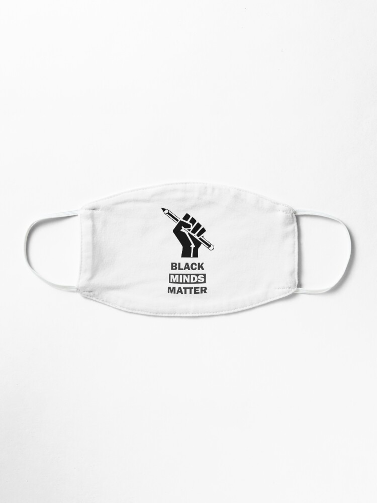 Black Minds Matter Mask By Beardyface Redbubble