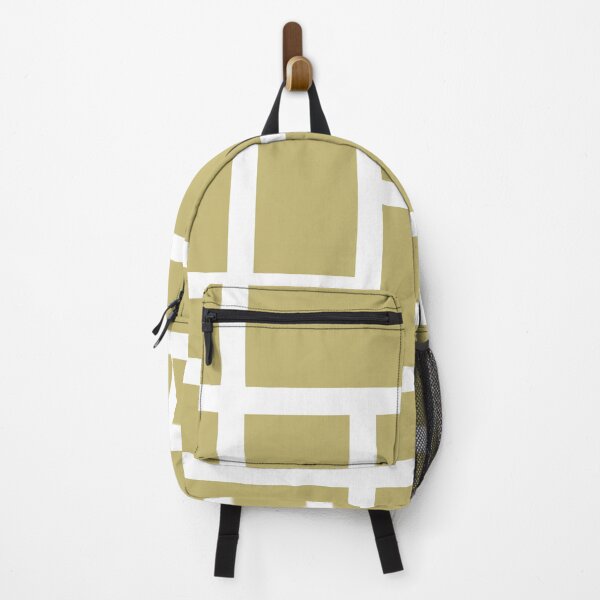 Item preview, Beige and White Rectangular Geometric Block Art Design designed and sold by inquestyle.