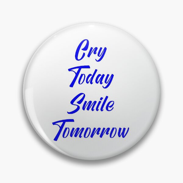 Aperçu de l'œuvre Cry Today Smile Tomorrow - Citation de motivation - Citation inspirante créée et vendue par Rohit Gujarati.