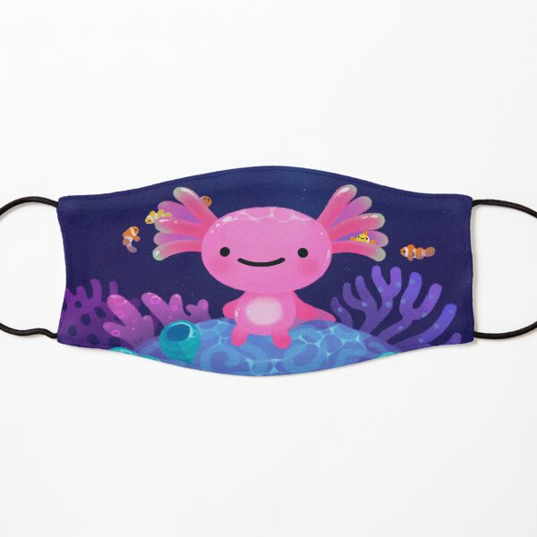 Coral axolotl Kids Mask