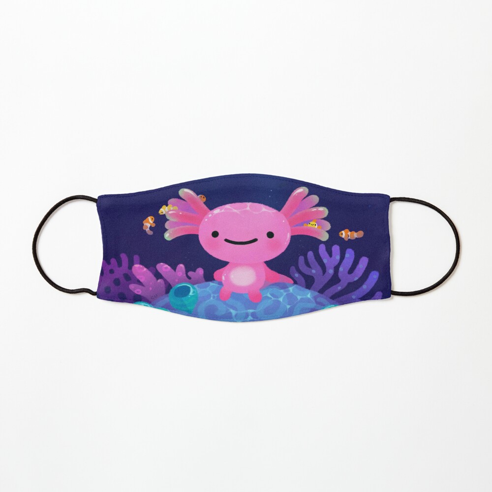 Coral axolotl Mask