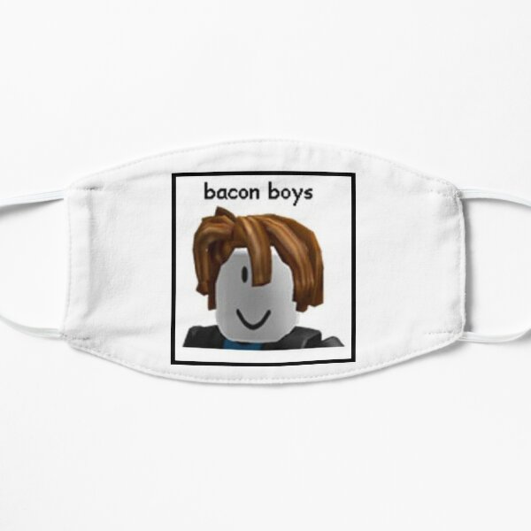 Bacon Boys Mask By Officalimelight Redbubble - bacon hair roblox sticker by officalimelight redbubble
