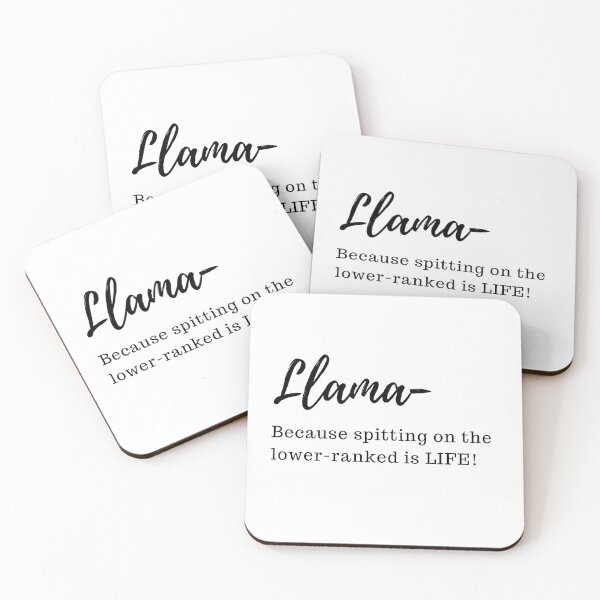 Item preview, Spitting Llamas designed and sold by ZayZayDesigns.