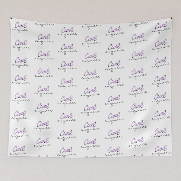 Item preview, Civil Engineer in Purple designed and sold by alliebugs21.