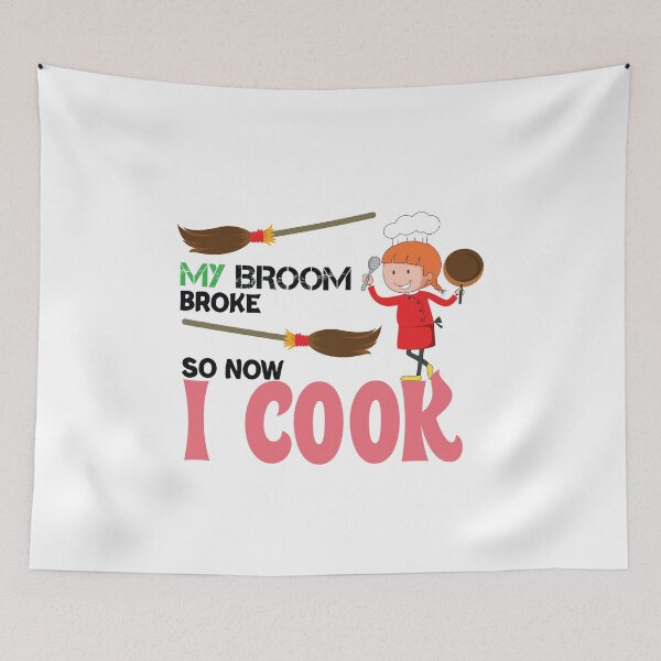 Item preview, My Broom Broke So Now I Cook, Halloween Cook  Halloween costume funny gift for Cook  Now Broom Cook designed and sold by awesomedraw.