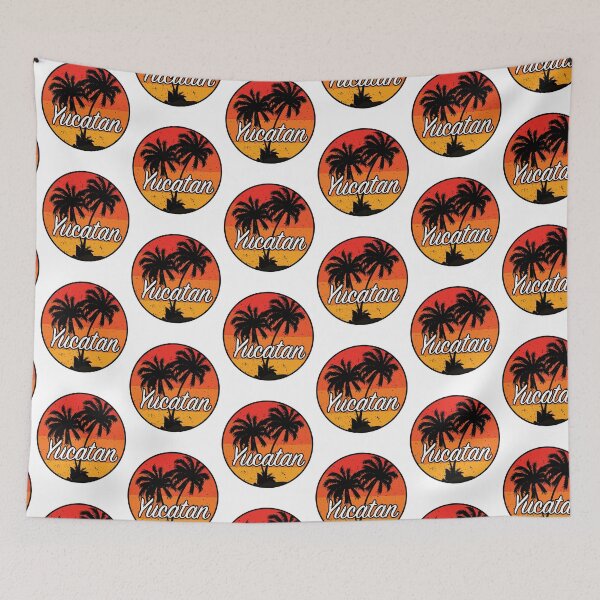 Item preview, Yucatan Beach Summer Sunset Beach and Palms Souvenir Gift designed and sold by Rustic Valley Studio.