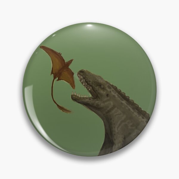 Item preview, Postosuchus kirkpatricki and an eopterosaur designed and sold by SketchesOfChaos.