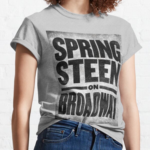 Springsteen Vintage Retro T Shirt Womens 80S Spring V Neck Classic
