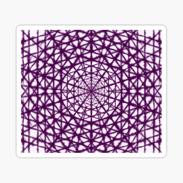 Item preview, Pink And Purple Tie And Dye Line Mandala designed and sold by Malha Malha.