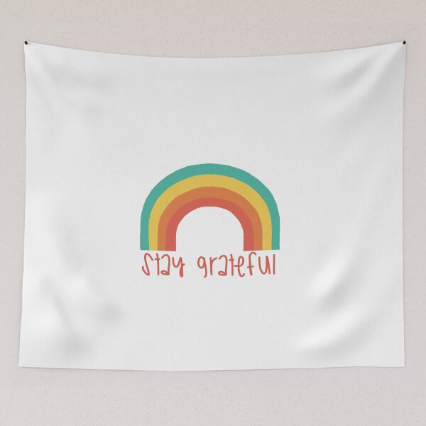 Item preview, stay grateful rainbow designed and sold by jilliandraws.