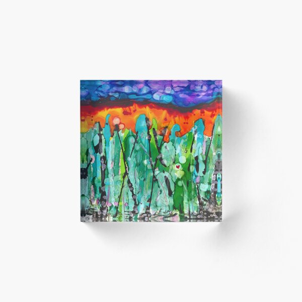 We are the forest Acrylic Block
