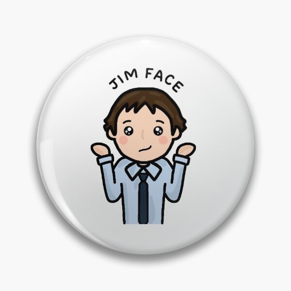 Item preview, The Office Jim Halpert Face designed and sold by cutermelon.