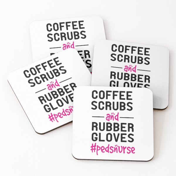 Item preview, Coffee scrubs and rubber gloves pedsnurse : Nici Nurse , I Heart Tiny Humans , Pediatric Nurse, Nurse Life , Nursing , Nicu Nurse cute gift for Pediatric Nurse style designed and sold by Chamssou.