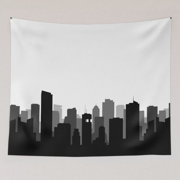 Item preview, Abstract CItyscape Silhouette designed and sold by Corbitron.