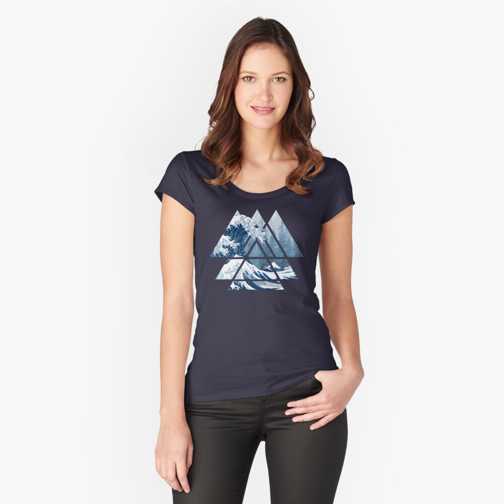 Item preview, Fitted Scoop T-Shirt designed and sold by maryedenoa.