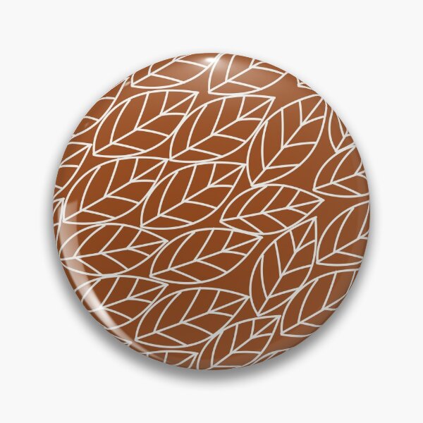 Item preview, Doodle Leaves Rust and Light Grey (almost white) designed and sold by BlertaDK.