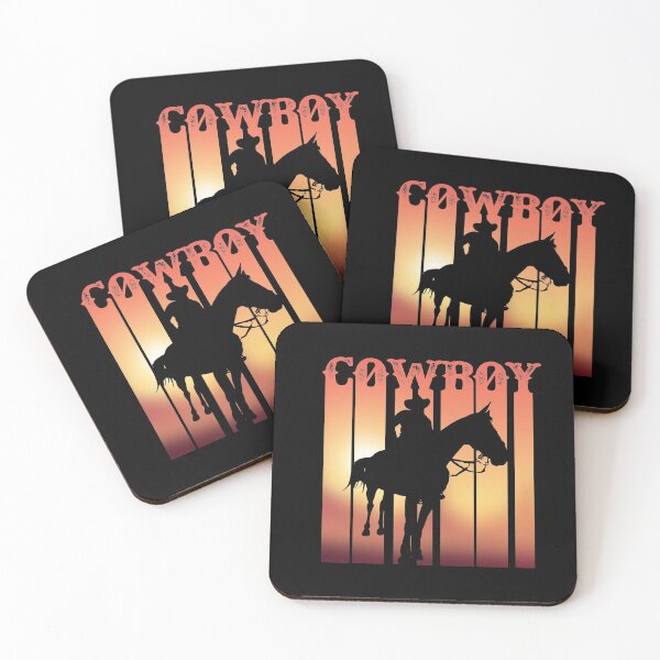 Item preview, Western Cowboy Sunset Vintage Distressed designed and sold by Gold Wings Tees.